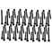 XunLiu 50PCS Grade 149 Alloy Steel Hex Socket Head Cap Screws Allen Wrench Drive Knurled Screws Black M25 28MM