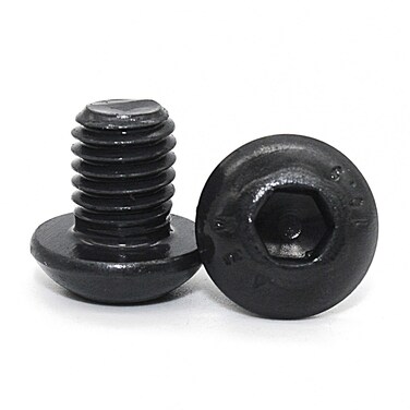 FullerKreg M3 Button Head Socket Cap Screw ISO 7380 Hex Drive Class 109 Black Oxide Finish Alloy Steel M3 X 10mm
