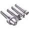 Wishlink Pack of 4Pcs MT2 Wood Lathe Live Center Drive Spur Cup Kit Arbor Case Wooden Turning Tools
