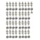XunLiu 100PCS Phillips Modified Truss Head SelfDrilling Screw NickelPlated with Gasket PWA17X5 M175mm