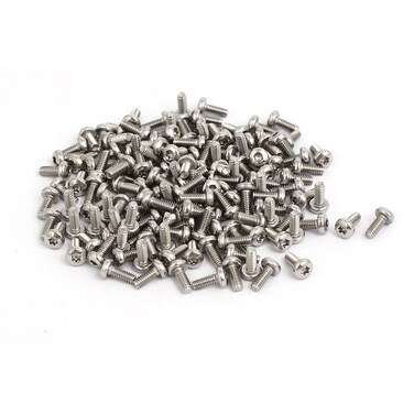 uxcell M2x5mm 304 Stainless Steel Button Head Torx Screws Fasteners 150pcs