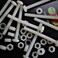 Caterpillar Red 50 x Nylon Pan head crosshead plastic machine screws M6 x 60mm Plastic Bolts Nuts  Washers 1564 x 22364