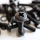 Caterpillar Red 20 x Black Philips Pan Head Screws Polypropylene PP Plastic Nuts and Bolts Washers M8 x 40mm Acrylic Water Resistant AntiCorrosion Chemical Resistant 516 x 13764