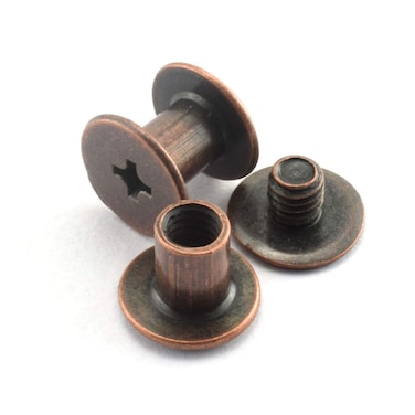 LQ Industrial Chicago Screw Cross Head Phillips Drive Binding Screws Rivet Book Binding DIY Leather Craft Assembly Bolt CSCM56RB120