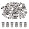 Glarks 50Pcs 304 Stainless Steel M6 Flat Head Threaded Rivetnut Insert Nutsert Rivet Nut Set M6