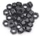binifiMux 50Pcs M5 X 08MM Black Zinc Plated Nylon Lock Nuts Inserted Hex Self Clinching Nuts