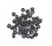 binifiMux 100Pcs M25 x 045mm Nylon Inserted Hex Self Lock Nuts Black Zinc Plated DIN985