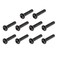 sourcing map uxcell M3x16mm Thread Button Head Hex Socket Cap Screw Bolt 100pcs
