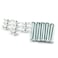 Pro Bamboo Kitchen 10pcs Galvanized Carbon Steel Screw Bolts with Wing Nut Kit 14 Inch Mounting Hardware Fitting Fastenings