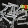 Caterpillar Red 50 x Polycarbonate socket head hex head plastic machine screws M4 x 20mm Plastic Bolts Nuts  Washers 532 x 2532