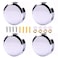 kaileyouxiangongsi Mirror Screws Cap Cover Nails Cap Fasteners25mm1Inch Polished