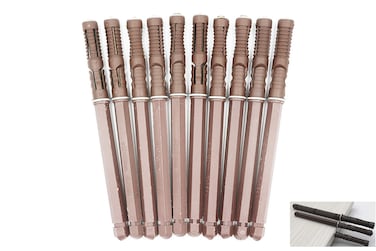 FGen 10pcs Hidden Layer Board Support Wall Bookcase Invisible Partition Board Nails 12x120mm Hidden Board Bracket Wall Layer Board Expansion Pin Fixing Parts A Total Weight 220LBS