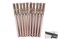 FGen 10pcs Hidden Layer Board Support Wall Bookcase Invisible Partition Board Nails 12x120mm Hidden Board Bracket Wall Layer Board Expansion Pin Fixing Parts A Total Weight 220LBS