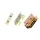 XMHF Bed Rail Brackets Heavy Duty Wood Snap Connectors Fittings NoMortise Installation Connectors Brass Tone 4 Set