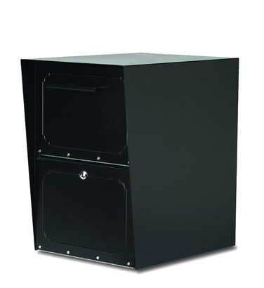 Architectural Mailboxes 5103B Oasis Drop Box Parcel Locker Extra Large Black