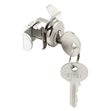 PrimeLine S 4137 PrimeLine Mail Box Lock Keyed DiecastSteel Nickel Plated