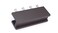 Nystrom 55451 Contemporary Key Hook Brushed NickelEspresso Finish