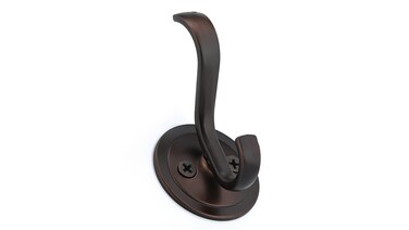 Richelieu Hardware BP84025BORB Classic Metal Hook Brushed OilRubbed Bronze