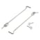 PZRT 2pcs 6Inch 8Inch Window Lock Hook  Eye Door Latch Stainless Steel Cabin Hook with Screw Eye Pins 8 Inch GATELATCH28in
