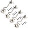 BTMB Cabin Hook Eye Latch Stainless Steel Privacy Hardware Hook Gate Door Swivel Window with Mounting ScrewsPack of 4 3 Inch