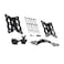 National Hardware N109300 V8418 Decorative Butterfly Hinge Gate Kit in Black