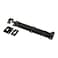 A29 Iron Surface Door Slide Bolt 12 x 2 Inches with 3 Gate Latch Black Powder Coat Finish