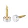 Uxcell a16120100ux0496 Furniture Table Mirror 12mm Dia Decorative Screw Cap Cover Nails Fittings Pack of 8