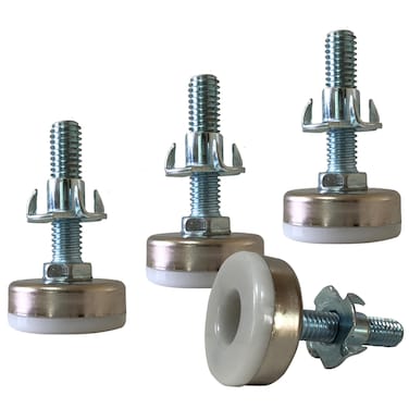 Furniture Levelers Adjustable Furniture LegsHeavy Duty Furniture Leveler Tee Nut Kit 3816 inch Thread Size8 Pack with Tnut 8