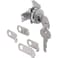 PrimeLine Products S 4533 Tumbler Lock Nickle Finish wDust Cover ILCO 1003M Hudson Keyway Opens CounterClockwise