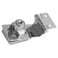 NGe 3Inch Zinc Alloy 90 Degrees Rotation Keyed Hasp Lock Safety Guard Latch w 2 Keys for Doors Cabinet Desk Cabinet Lock