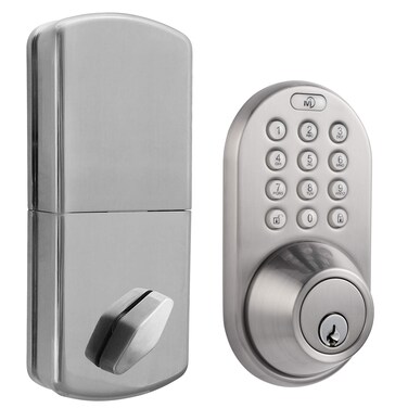 Milocks Df02Sn Electronic Keyless Entry Touchpad Deadbolt Door Lock