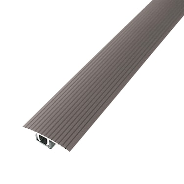 MD Building Products Cinch TMolding wSnapTrack Fluted 36 Satin Nickel Satin Nickel