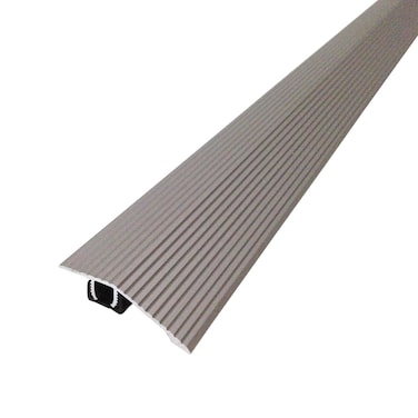 MD Building Products 43318 MD Reducer Flute with Snap Track Aluminum 36 Satin Nickel