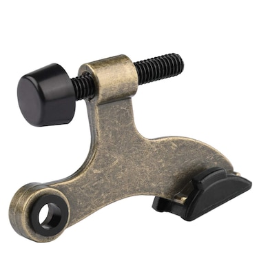 Heavy Duty Hinge Pin Door Stop Brushed NickelAdjustable Unbreakable25 x 2 x 058 Packs Please see the drawing the 2rd picture metallic HDS001AB