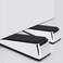 CDBOVID Metal Door Stop Premium Rubber Heavy Door Stopper Wedge Stopper 2Pack Suitable for Door Clearance of 04IN118IN 11mm30mm