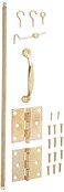 Wright Products VS10BR Brass Plated Screen Door Hardware Set