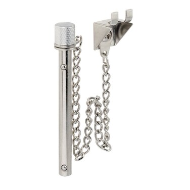 PRIMELINE Defender Security S 4066 Retaining Ball 2916 in Steel Sliding Patio Door Pin Lock single pack White