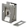 Richelieu Hardware 1701ANPSBC Onward Pocket Door Pull with Privacy Lock 3732 in 82 mm Rectangular Antique Nickel