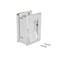 Onward 1700CPSBC Pocket Door Pull with Passage Lock  Rectangular Chrome