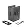 Onward Richelieu Hardware 1701FBPSBC Pocket Door Pull with Privacy Lock 3732 in 82 mm Rectangular Black
