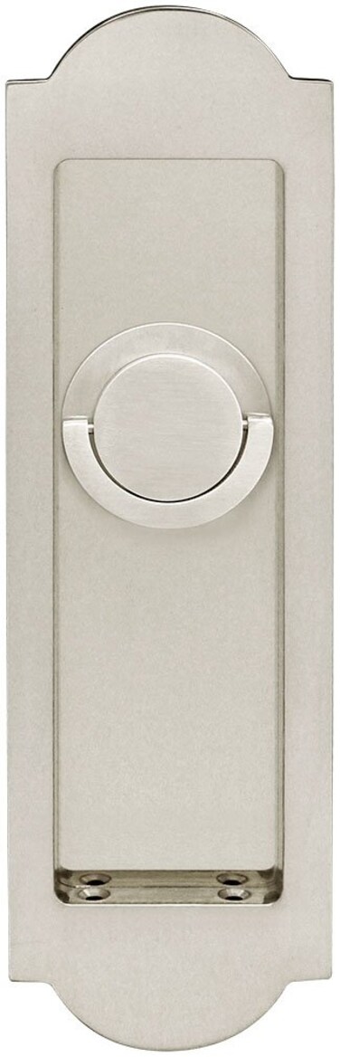 INOX PHIX30108PD821532 Mortise Pocket Door Lock Passage Polished Stainless Steel