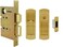 INOX FH29PD845038 Pocket LOCK Entry with Tt08 Thumb Turn Cylinder and Arc Trim Aged Brass