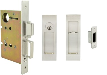 INOX FH27PD845015 Pocket LOCK Entry with Tt08 Thumb Turn Cylinder and Trim Satin Nickel