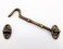 Runningfish Heavy Duty Copper Door Latch gate latches Rustic Design Cabin Hook Latch Door Lock