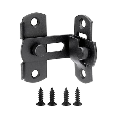 90 degree locking privacy lock Sliding barn door latch Right angle door clasp cam lock