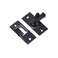 DOITOOL 1Pc 90 Degree Right Angle Door Lock Buckle Security Door Lock BoltStainless Steel Gate Latch for Wooden Fences or Metal Gates Safety Sliding Door Latch BlackSmall Size