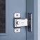 WANLIAN 100pcs Sliding Barn Door Swivel Safety Hasp Flip Door Latch 90 Degree Heavy Duty Stainless Steel Bar Gate Latches Safety Door Lock