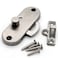 TAO 304 Stainless Steel barn Sliding Door LockSliding barn Door Lock and Latch Bolt Bolt Lock cam Lock90 Degree Moving Door Right Angle Buckle Privacy Latch Lock