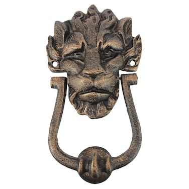Design Toscano SP24007 10 Downing Street Lion Authentic Foundry Door Knockerbronze