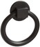 Baldwin 0195190 Ring Door Knocker Black